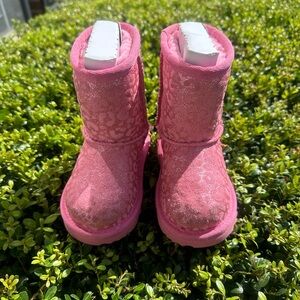 Pink Leopard Classic Kid’s Ugg